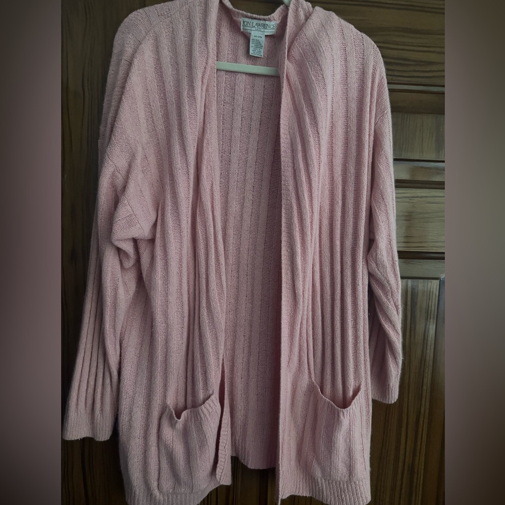 EUC Jon Lawrence Elegant Pink Women's Cardigan